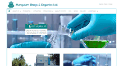 Desktop Screenshot of mangalamdrugs.com